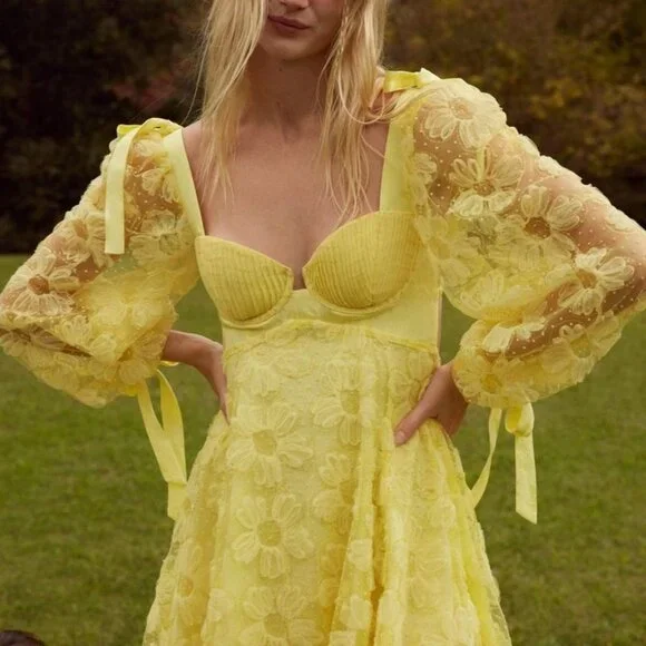 For Love And Lemons | Dresses | Nwt For Love And Lemons Kiersten Yellow Daisy Mesh Mini Dress Size M | Poshmark For Love And Lemons | Dresses | Nwt For Love And Lemons Kiersten Yellow Daisy Mesh Mini Dress Size M | Poshmark